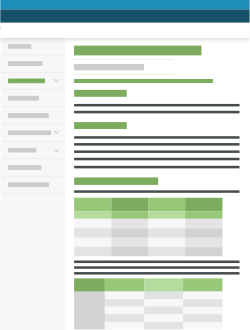 Simple illustration of guideline page on our site.